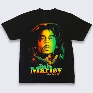 Bob Marley Vintage 90s One Love Reggae Rap Tee Shirt